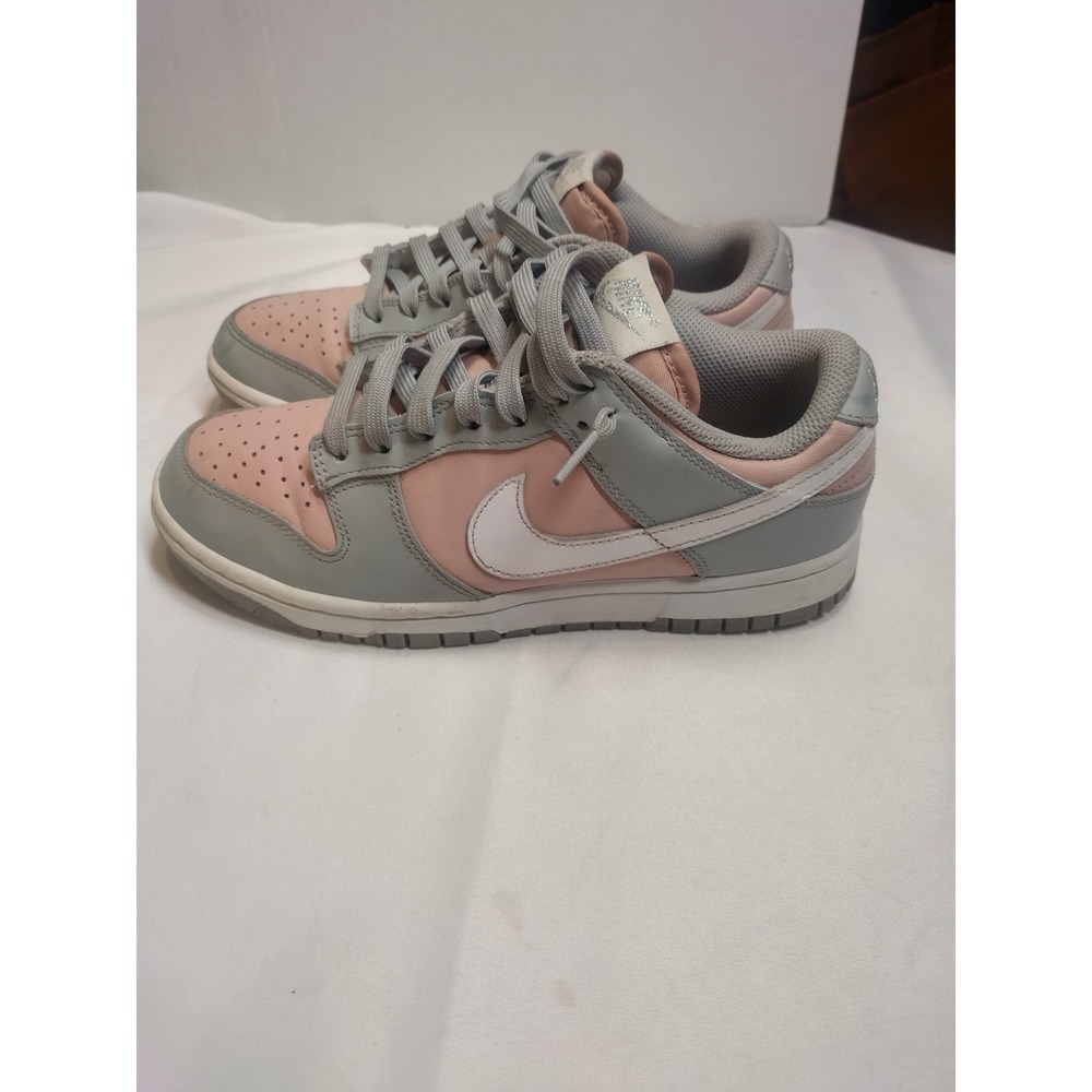 Nike Dunk Low Pink Grey White Sneakers DM8329-600 Womens Size 7 - Picture 2 of 9